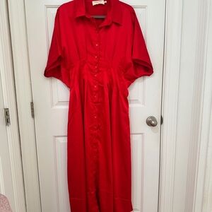 Exquise The Tobie Satin Red Dress